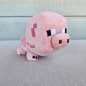 Mojang Minecraft Pig Plush 4" Pink Baby Small 2014